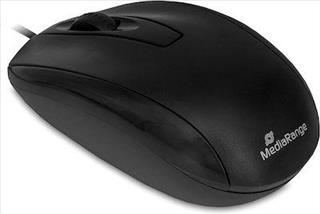 MediaRange MROS211 Wired Mouse Black