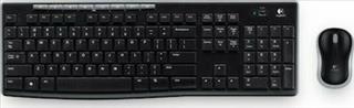 Logitech MK270 Wireless Set Keyboard-Mouse (GR) Black (920-004520)