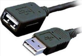 MediaRange Cable Extension USB-A 2.0 male - USB-A female 1.8m (MRCS154)