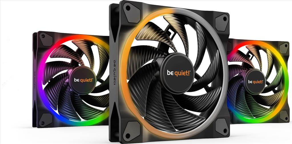 Be Quiet Light Wings 140mm high-speed, 4-Pin PWM Triple-Pack (BL079)