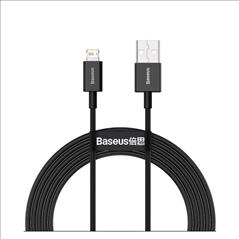 Baseus Lightning Superior Series cable, Fast Charging, Data 2.4A, 2m Black (CALYS-C01)