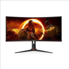 AOC CU34G2XP/BK 34" Curved Ultrawide QHD Gaming Monitor VA 3440x1440 4ms