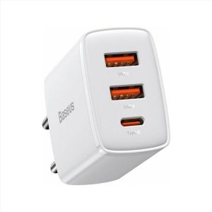 Baseus+Wall+Charger+2+x+USB-A+%26amp%3B+USB-C+30W+Power+Delivery+%28CCXJ-E02%29