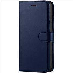 Back Cover Book Blue Leather for Samsung Galaxy A15 4G/5G (A155/A156) & A25 5G (A256)