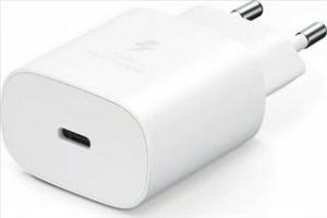 Samsung+USB-C+Adapter+White+Fast+Travel+Charger+25W+Bulk+%28TA800NW%29