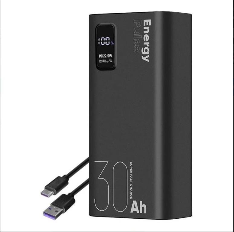 OBAL:ME EnergyPulse Powerbank 30000mAh 22.5W Black