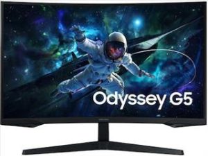 Samsung+Odyssey+LS32CG552EUXEN+G55C+VA+HDR+Curved+Gaming+Monitor+32%22+QHD+165Hz